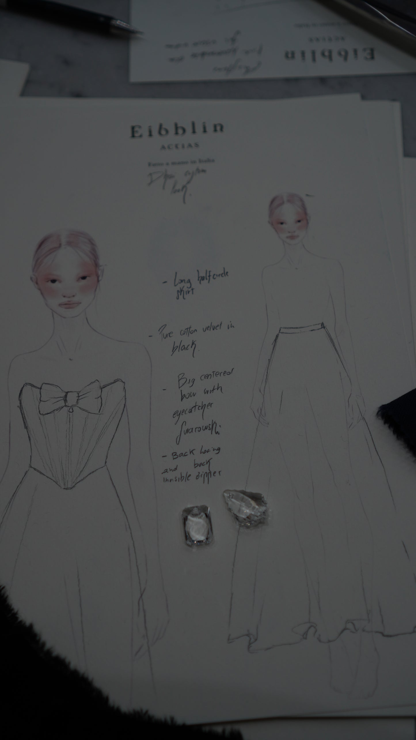 Dhai custom corset and skirt. ✨