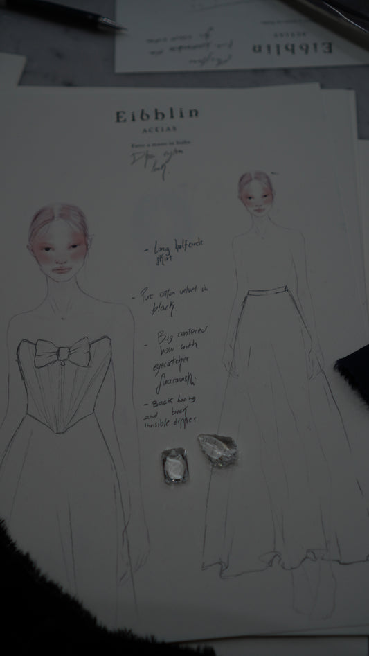 Dhai custom corset and skirt. ✨